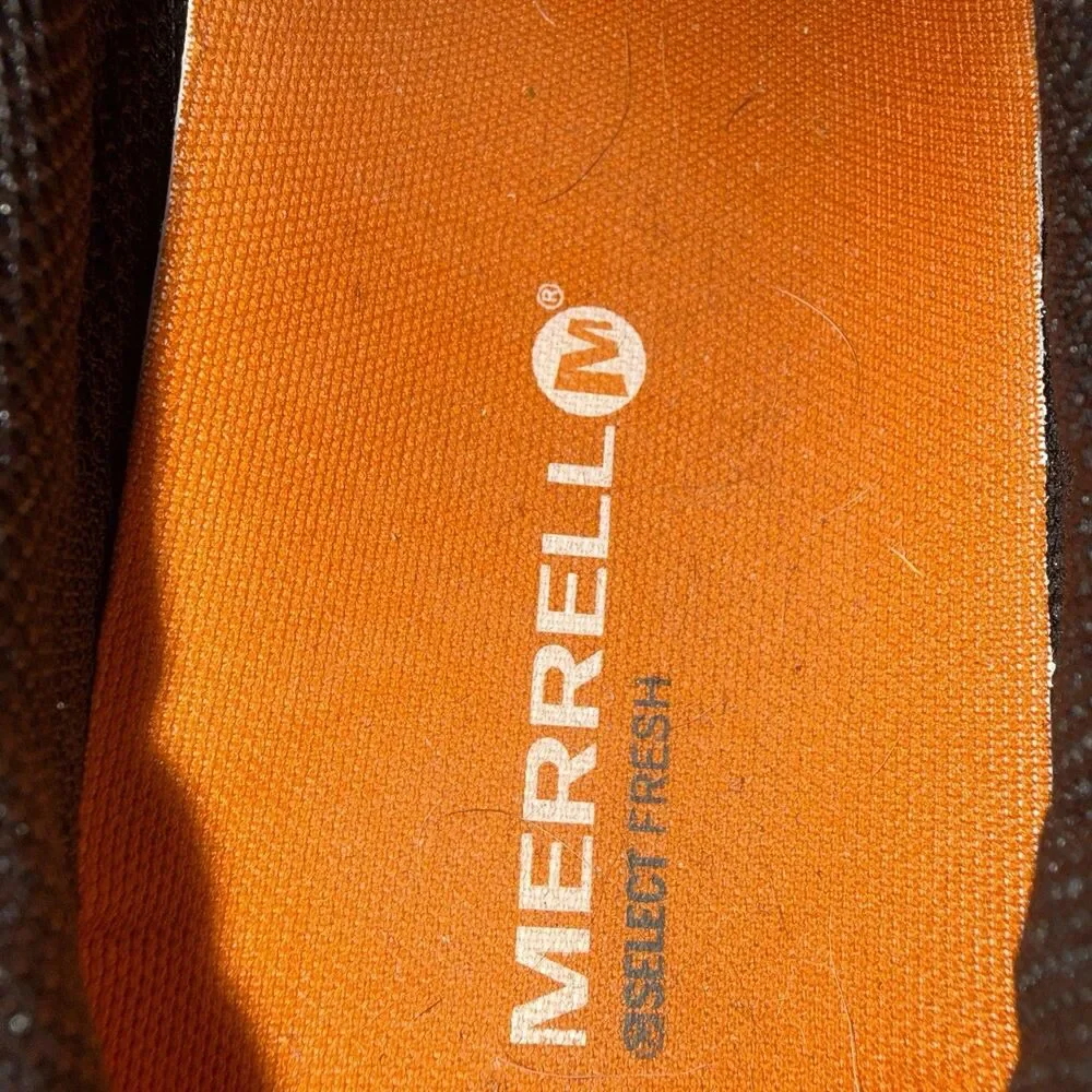 Merrell Jungle Moc Leather Kangaroo Brown Slip On Hiking Shoes Men's 11 Comfort